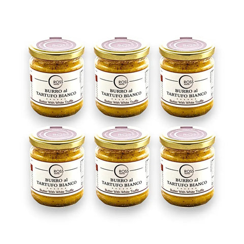 showing image of butter with black truffles 6 jars