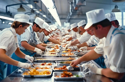 White chef’s hat with black band from premium truffle products collection for B2B clients