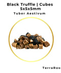 Black truffle cubes in brine, 5x5x5 size, premium black truffle product