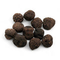 Pile of black black truffles from fresh autumn truffle Tuber Uncinatum B-grade