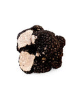 Black summer truffle with cut sections from Fresh Summer Truffle Tuber Aestivum C-grade