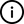 Information icon on a white background